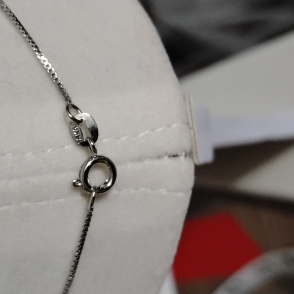 Mystic Topaz Heart-Shaped Sterling Silver Pendant with Chain. NEW - Picture 10 of 12